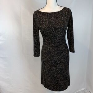 Lauren Ralph Lauren Animal Print side ruched jersey sheath  6